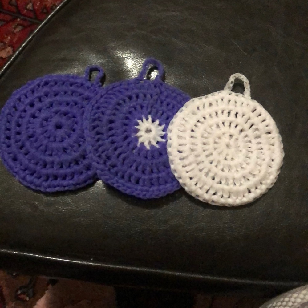 Tulle dish scrubbies(set of 3)NWOT
